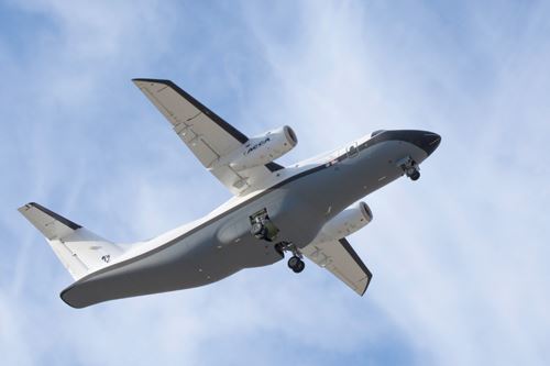 X-55A in the air