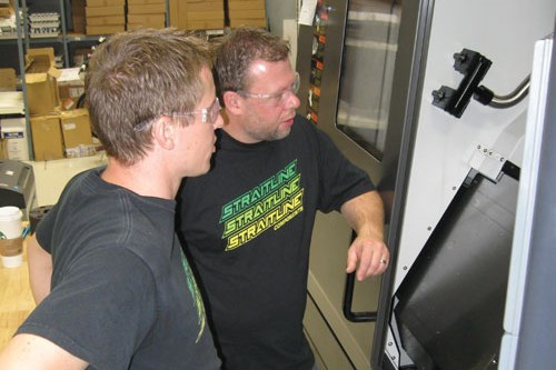 Brothers D.J. and Dennis Paulson, founders of Straitline Components