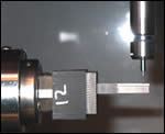 This shows a 0.5-mm ballnose end mill
