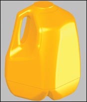 STL surface model of the gallon jug
