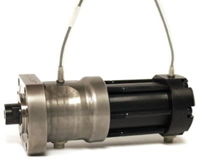 Hydraulic locking core pull cylinder