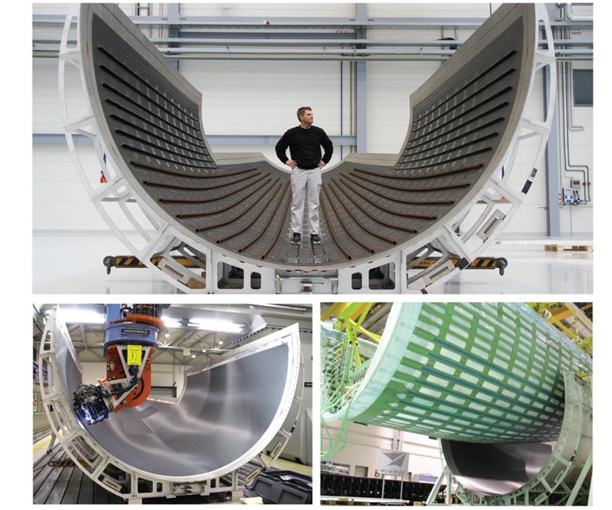 high-rate fuselage shell production