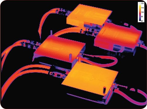 Infrared thermal scan of aluminum injection molds by PSG Group