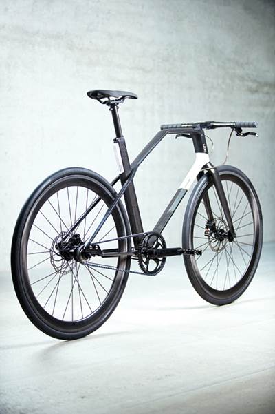 Award-winning urban bicycle frame made from toughened prepreg