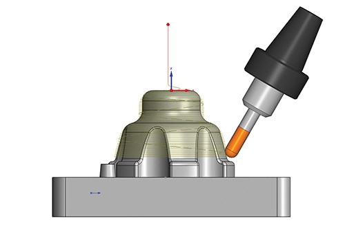 five axis tool path