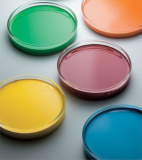 Liquid colors for plastics.