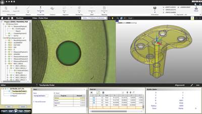 CAD-Based Metrology Software Uses Graphical Tools