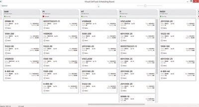 Scheduling Board Software Offers Touchscreen Interface