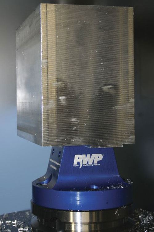 RWP-001 dovetail fixture with blank workpiece.