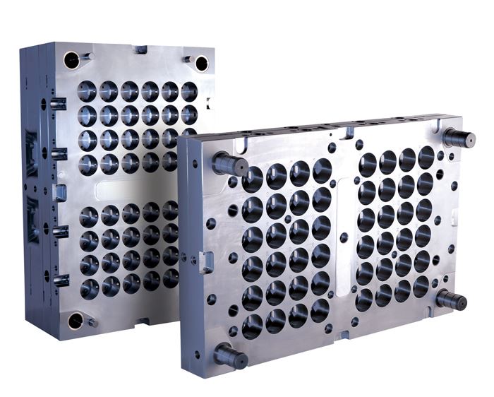 48-cavity, low-carbon, stainless mold base