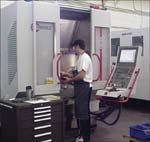 Ryka Molds' five-axis, high-speed machining center