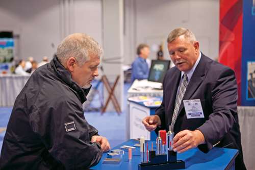 Tooling engineers, technology managers and business development managers walked the show floor