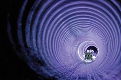 Cured-in-place pipe: UV curing ensures liner performance in leaking pipe