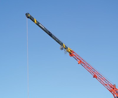 Unweighting a crane to increase payload limit
