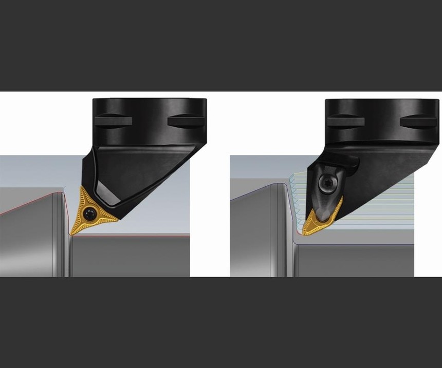 Turning Reverse Cut A New Turning Process Enables Cutting “In Reverse” | Modern Machine Shop