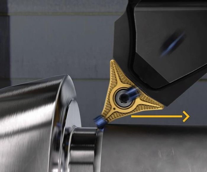 Turning Reverse Cut A New Turning Process Enables Cutting “In Reverse” | Modern Machine Shop