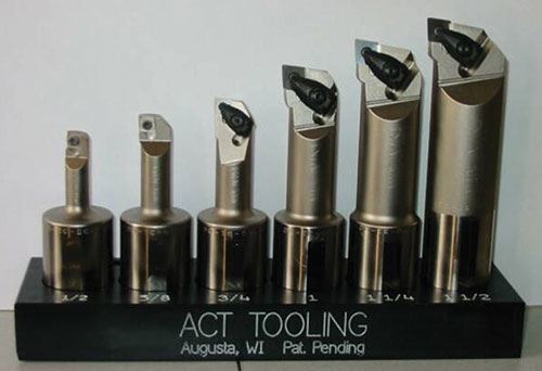 set of the collet-less boring bars