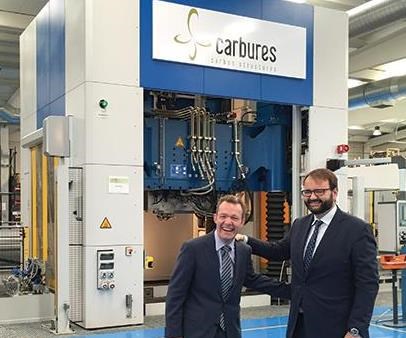 Carbures’ CEO Roberto Rey and Josef Neuhäusler, 