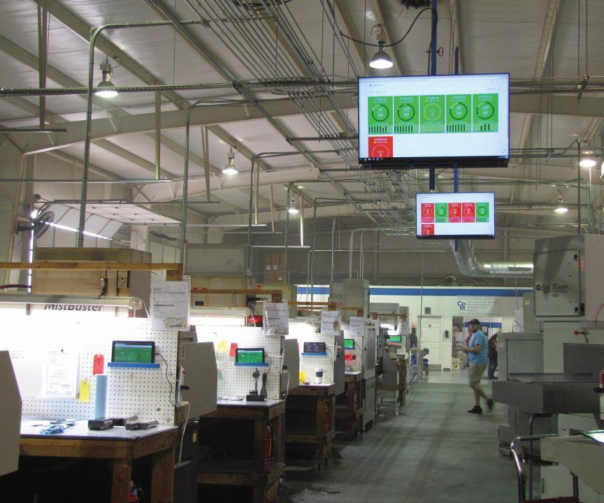 Machine Monitoring in a CNC Swiss Shop