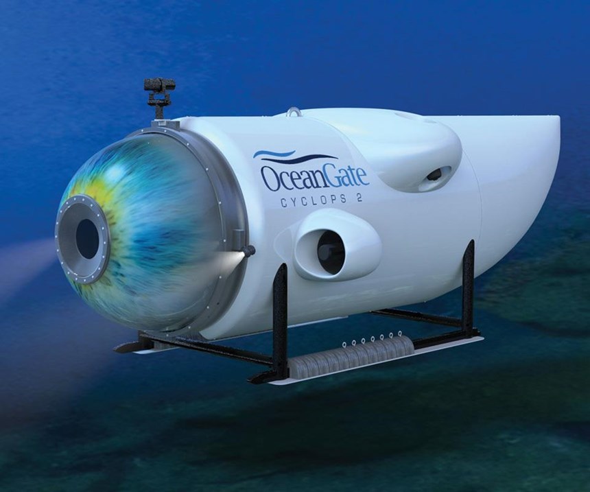 OceanGate’s (Seattle, WA, US) Cyclops 2 five-person submersible