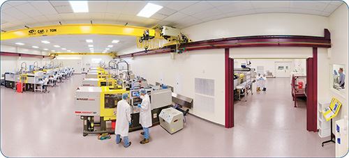 Medical clean room injection molding at Vision Technical Molding