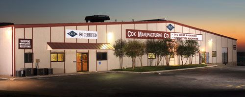 Cox Manufacturing Member Profile: Cox Manufacturing | Production Machining