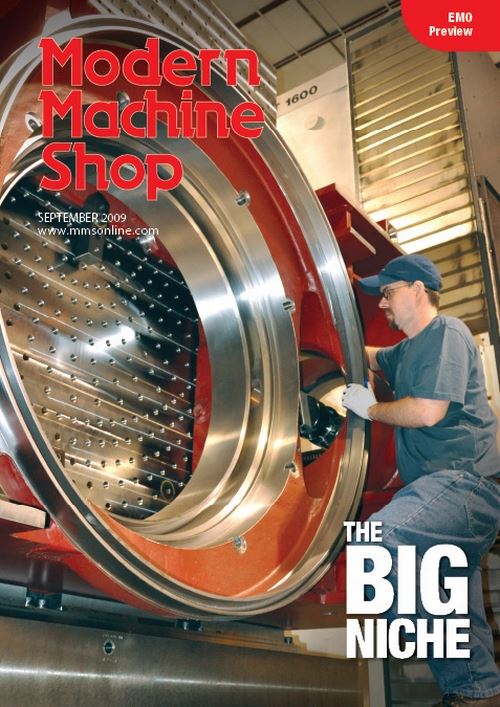 Modern Machine Shop cover story, September 2009