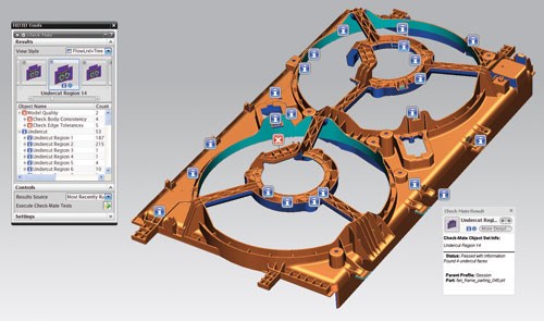 3-D CAD model data display