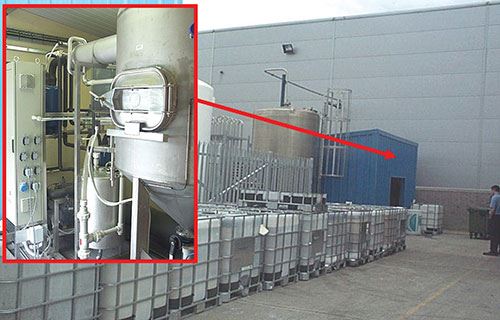 evaporator water treatment system