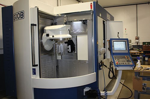 GROB Machine 5 axis CNC machine for excellent metal cutting 