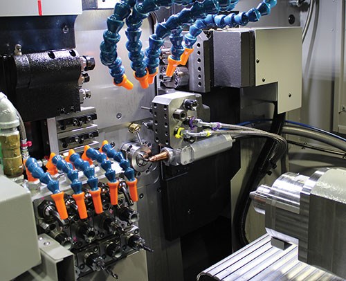 Tsugami Swiss laser's CNC