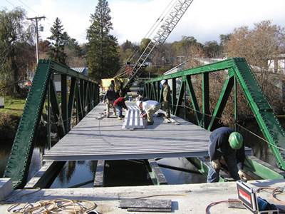 New Bridge Deck Bests Early FRP Systems