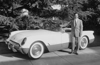 Brandt Goldsworthy was involved in the design and engineering of the 1953 Chevrolet Corvette's composite body panels.