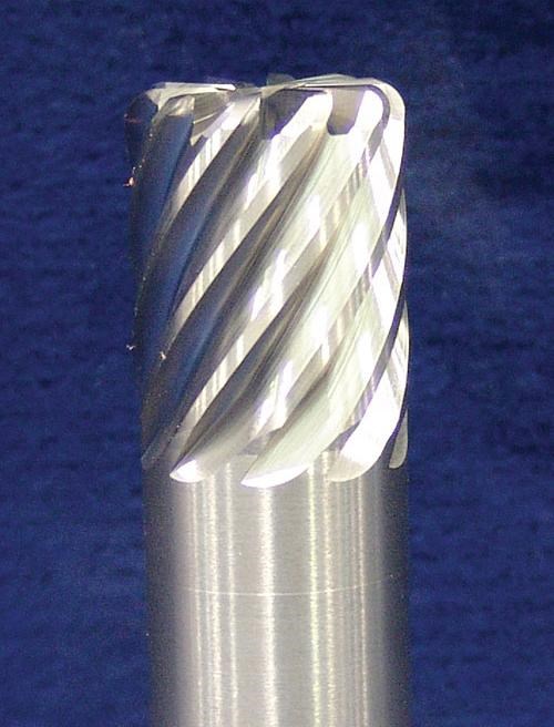 10-flute carbide end mill
