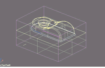 3-D CAD wireframe