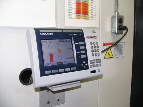 control unit operator screen