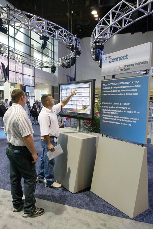 MTConnect demo at IMTS 2008