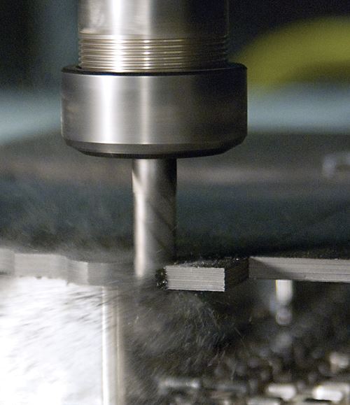 Compression cutting tool for composites