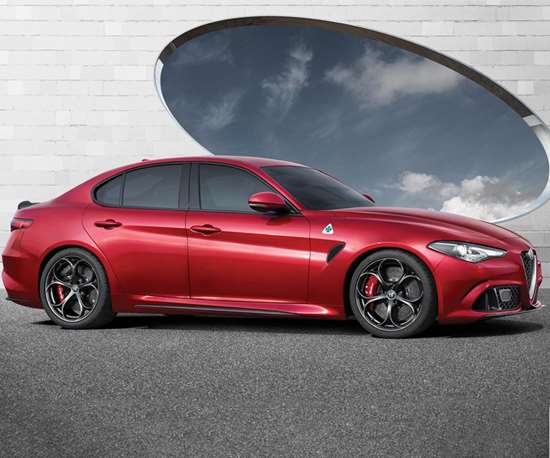 The Alfa Romeo Giulia Quadrifoglio. Which is, roughly speaking, Italian for “really fast sedan.” It lapped the Nurburgring in 7 minutes, 32 seconds, which set a record for a production midsize sedan. What’s more, it even has a trunk that you can put the groceries in.