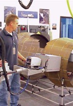 Thermographic tests of components for engine nacelle packages help fabricator Nordam identify manufacturing defects accurately and efficiently.