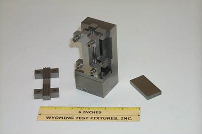 The modified D695 compression test method
