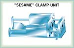 Sesame clamp unit