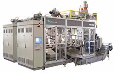 Advance series high-production continuous-extrusion shuttle machin