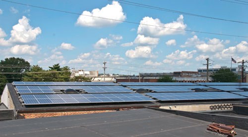 44 kW of solar panels