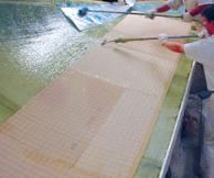 DIAB supplies core kits already cut and beveled to the customer's specification, ready to place in the mold.