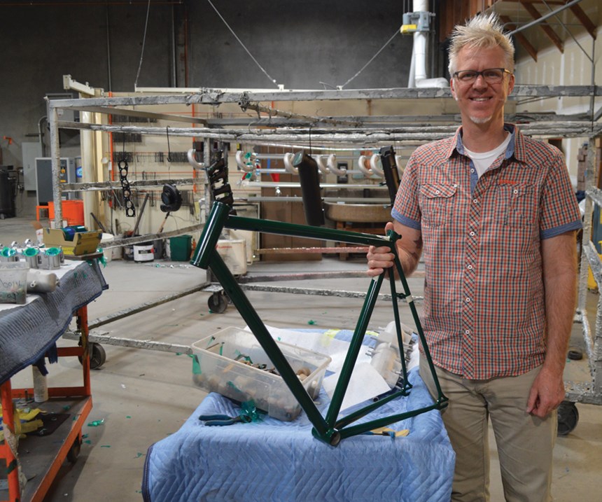 Jefferson McCarley, owner Mission Bicycle Co.