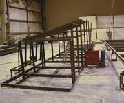 steel support frame
