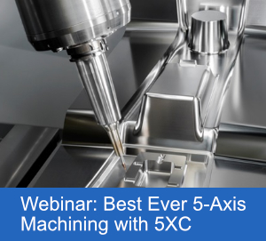 Makino 5XC five axis machining webinar
