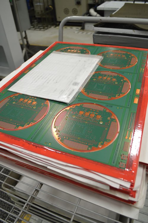 The automated line built by Uyemura allows for Bergquist to plate about 1,500 PCB panels each week.