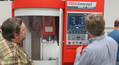A CNC Machine with Nine Controls